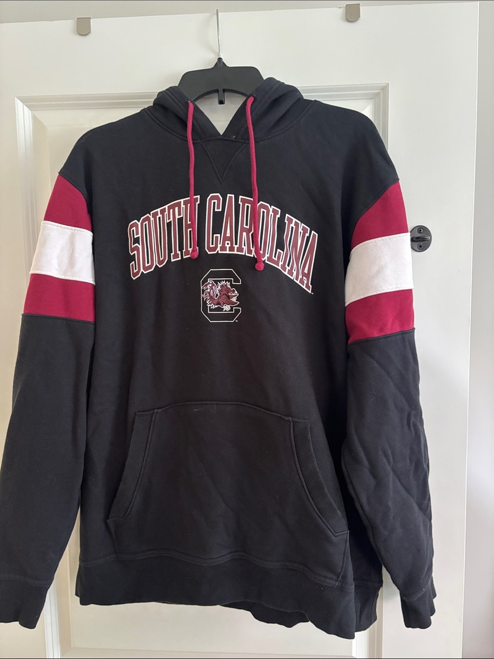 South Carolina Gamecocks Men's Black & Garnet Pullover Hoodie